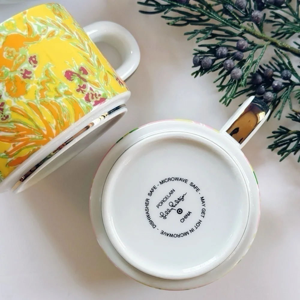 Lilly Pulitzer Target Cappuccino Mug Set - Picture 6 of 9